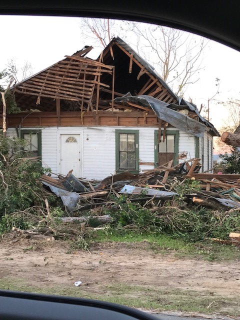 Damage from Hurricane Michael